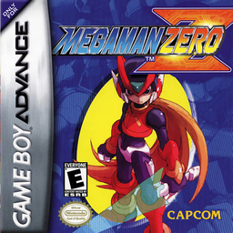 RockMan Zero box art for GameBoy Advance